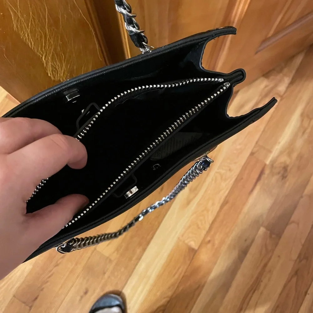 Black Chain Purse